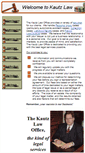 Mobile Screenshot of kautzlaw.com